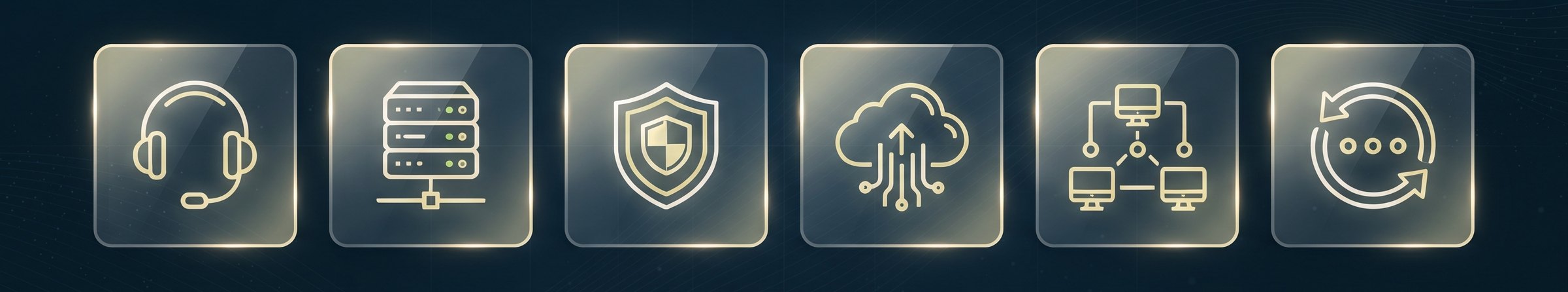 Managed IT services categories
